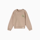 Джемпер детский вязаный ««Крошка Я». Еловые веточки», рост 80-86 см, бежевый - Фото 1