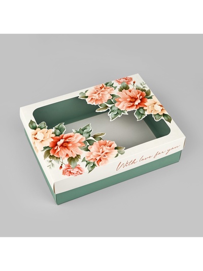 Коробка подарочная «С любовью для тебя», 32 х 24 х 9 см