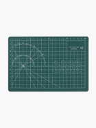 Мат для резки, трёхслойный, односторонний, 22×15 см, А5, зелёный - Фото 2