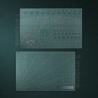 Мат для резки, трёхслойный, 90×60 см, А1, зелёный - Фото 3