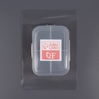 Органайзер для хранения мелочей, 4 секции, 12×9×4.5 см, прозрачный - Фото 5