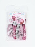 Воздушный шар латексный 12" "Любимой дочке", хром, 5 шт. - Фото 2