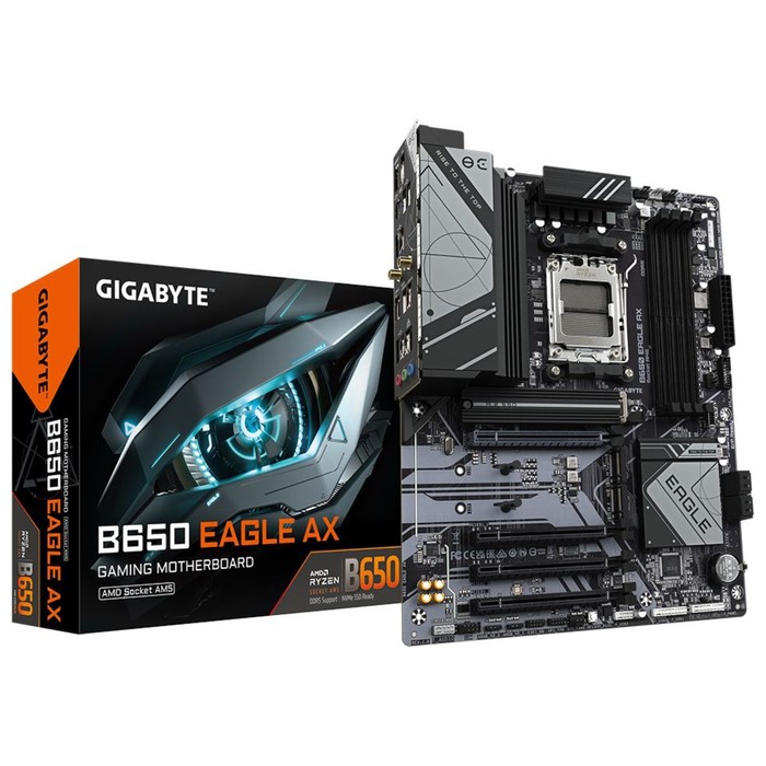 Материнская плата Gigabyte B650 EAGLE AX SocketAM5 AMD B650 4xDDR5 ATX AC`97 8ch(7.1) GbLAN   107988 - фото 51669012