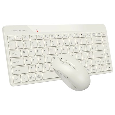 Клавиатура + мышь A4Tech Fstyler FG2200 Air2, USB, беспроводная, slim, бежевые