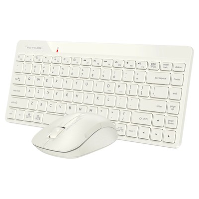 Клавиатура + мышь A4Tech Fstyler FG2200 Air2, USB, беспроводная, slim, бежевые