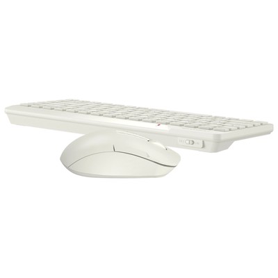 Клавиатура + мышь A4Tech Fstyler FG2200 Air2, USB, беспроводная, slim, бежевые