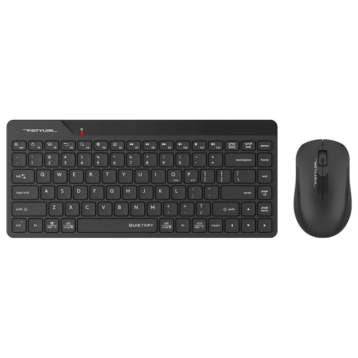 Клавиатура + мышь A4Tech Fstyler FG2200 Air2 клав:черный мышь:черный USB беспроводная slim   1079900 - Фото 1