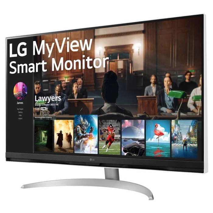 Монитор LG 31.5" MateView 32SQ700S-W белый VA LED 16:9 HDMI M/M матовая 250cd 178гр/178гр 3   107990 - фото 51669730