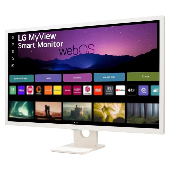 Монитор LG 31.5" MyView 32SR50F-W белый IPS LED 16:9 HDMI M/M матовая 250cd 178гр/178гр 192   107990 - фото 51669735