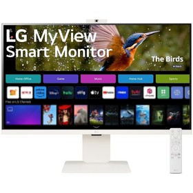 Монитор LG 31.5" MyView 32SR85U-W белый IPS LED 16:9 HDMI M/M Cam матовая HAS 400cd 178гр/1   107990