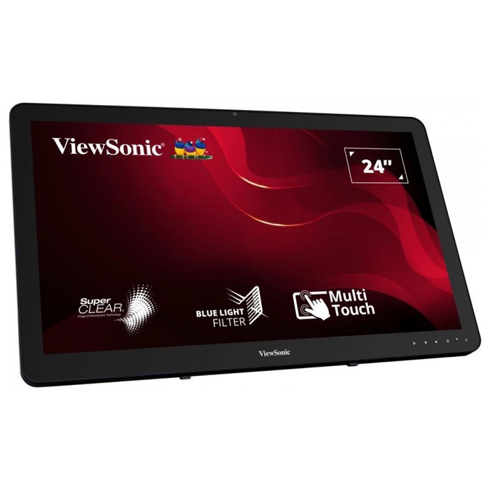 Монитор ViewSonic 23.6" TD2430 черный VA LED 16:9 HDMI M/M матовая 200cd 178гр/178гр 1920x1   107990 - фото 51669902