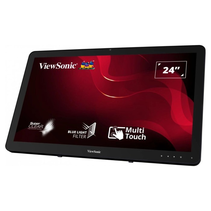 Монитор ViewSonic 23.6" TD2430 черный VA LED 16:9 HDMI M/M матовая 200cd 178гр/178гр 1920x1   107990 - фото 51669903