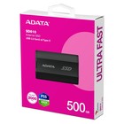 Накопитель SSD A-Data SD810-500G-CBK, 500 ГБ, USB-C, 1.8", чёрный - Фото 6