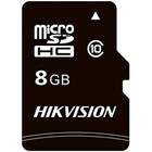 Карта памяти microSDHC 8GB Hikvision HS-TF-C1(STD)/8G/Adapter C1 + adapter - фото 51669985