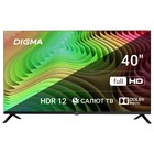 Телевизор LED Digma 40" DM-LED40SBB36 Салют ТВ Frameless Metal черный FULL HD 60Hz DVB-T DV   107991 - фото 51670025