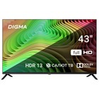 Телевизор LED Digma 43" DM-LED43SBB36 Салют ТВ Frameless Metal черный/черный FULL HD 60Hz D   107991 - фото 51670033