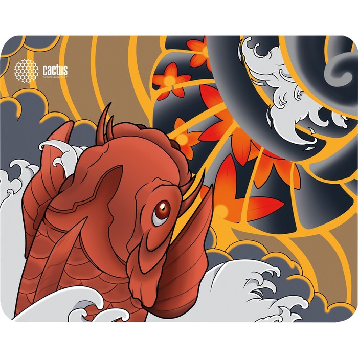 Коврик для мыши Cactus Fish 400x300x3мм (CS-MP-PRO04XL) - Фото 1