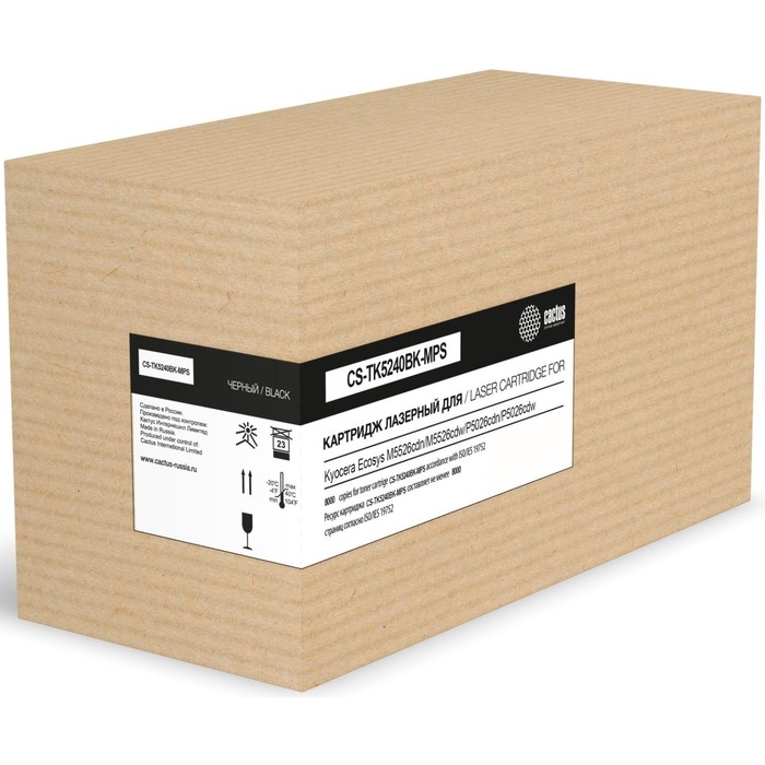 Картридж лазерный Cactus CS-TK5240BK-MPS, чёрный, 8000 стр, для Kyocera ECOSYS M55