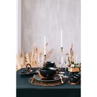 УЦЕНКА Миска фарфоровая на подставке из бамбука Magistro «Галактика», 1.2 л, 18×18×8.5 см, цвет чёрный - Фото 11