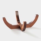 УЦЕНКА Миска фарфоровая на подставке из бамбука Magistro «Галактика», 1.2 л, 18×18×8.5 см, цвет чёрный - Фото 7