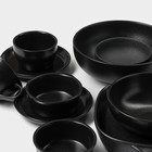 УЦЕНКА Блюдо керамическое для подачи Magistro Carbon, 28×19×4 см, цвет чёрный - Фото 12