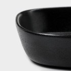 УЦЕНКА Блюдо керамическое для подачи Magistro Carbon, 28×19×4 см, цвет чёрный - Фото 7