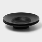 УЦЕНКА Набор тарелок фарфоровых для пасты Magistro Carbon, 21×21 см, 2 шт, цвет чёрный - Фото 5