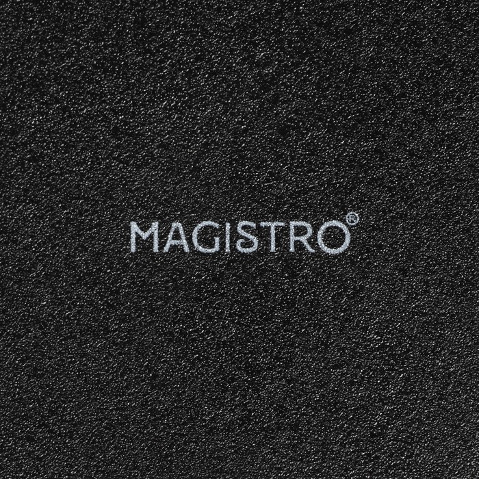 УЦЕНКА Набор тарелок фарфоровых для пасты Magistro Carbon, 21×21 см, 2 шт, цвет чёрный - фото 115150739
