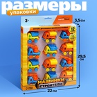 Машинки детские «Строители», набор 12 шт., подвижные детали - Фото 3