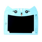 Планшет для рисования и заметок Luazon "кот", 8.5", цветной дисплей, синий - Фото 2