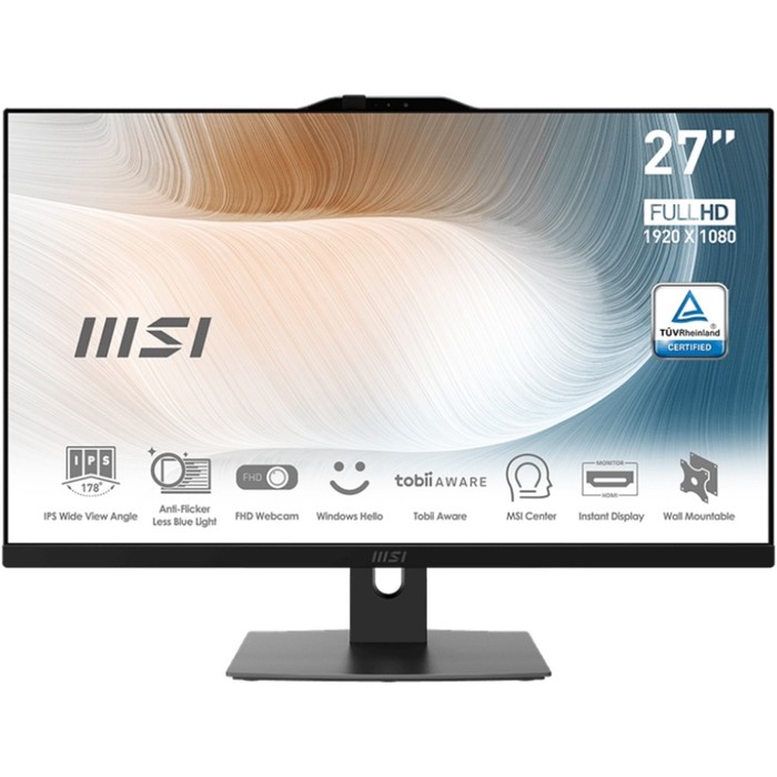 Моноблоки MSI Modern AM272P 12M-647XRU (MS-AF82)  27'' FHD(1920x1080)/Intel Core i3-1215U 1   106900 - Фото 1