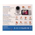 Видеоняня беспроводная с монитором, экран 2.8" TFT, двухсторонняя связь, 2100 мАч - Фото 19