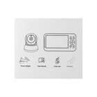 Видеоняня беспроводная с монитором, экран 5" LCD, двухсторонняя связь, 2100 мАч, белая - Фото 21