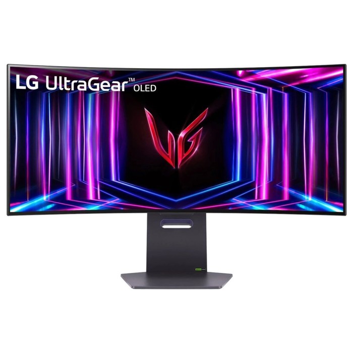 Монитор LG 34" UltraWide 34GS95QE-B черный OLED LED 21:9 HDMI M/M матовая HAS Piv 275cd 178   107990 - Фото 1