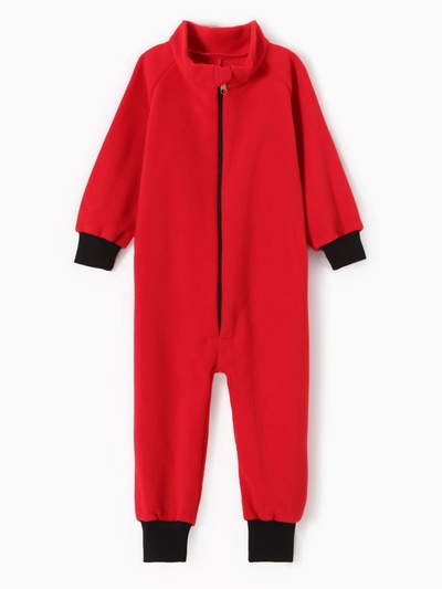 Комбинезон детский, микс, красный, рост 92 см