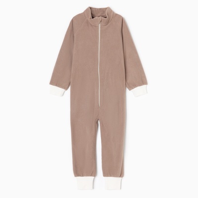 Комбинезон детский, коричневый, рост 98 см