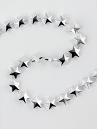 Бусы на нитях «Звёзды», 10 мм, 2 м, цвет серебряный - Фото 2