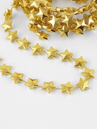 Бусы на нитях «Звёзды», 10 мм, 2 м, цвет золотой - Фото 3