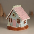 Фигурка светящаяся «Пряничный домик с ёлочкой», зефирный, 12.5×12.5×12.5 см - Фото 5