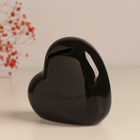 Копилка для денег «Сердце. Ты моё золотце!», керамика, чёрная с золотом, 10.5×5×9.5 см - Фото 5