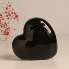 Копилка для денег «Сердце. Слушай своё сердце. Купи», чёрное с серебром, 10.5×5×9.5 см - Фото 6