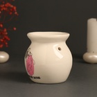 Аромалампа для эфирных масел «Почувствуй энергию», керамика, белая, 7.2×7.2×7.8 см - Фото 5