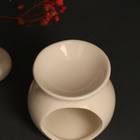 Аромалампа для эфирных масел «Почувствуй энергию», керамика, белая, 7.2×7.2×7.8 см - Фото 7