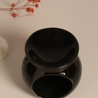 Аромалампа для эфирных масел «Дом», керамика, чёрная, 7.2×7.2×7.8 см - Фото 7