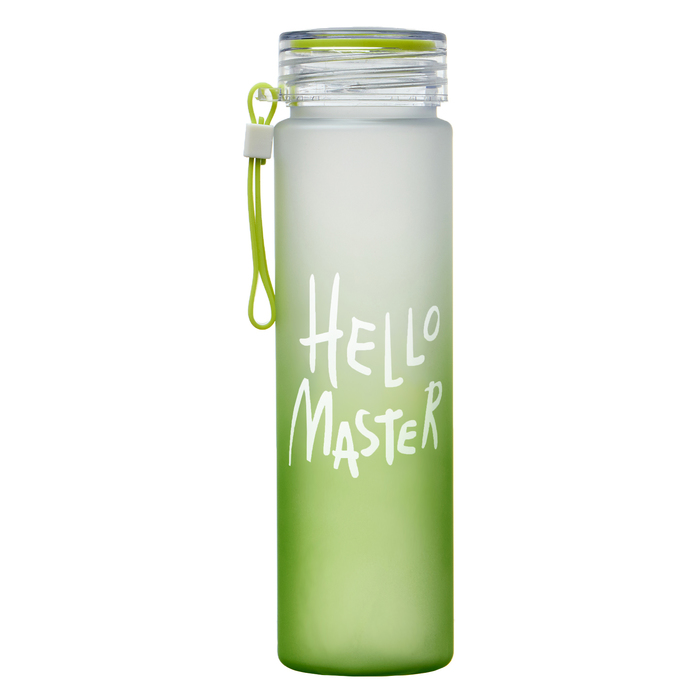 

Бутылка для воды, 500 мл Hello Master, 22 х 6 см, зеленая