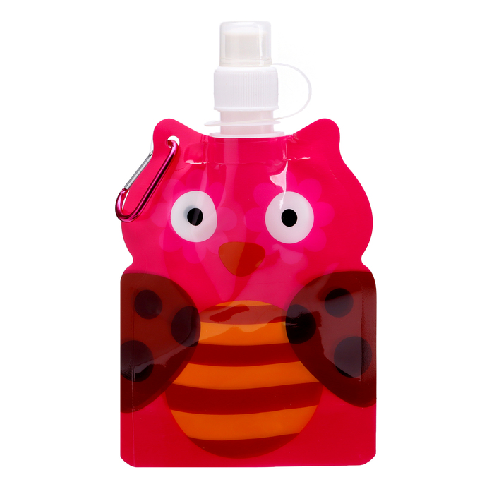 Фляжка для воды детская «Медвежонок», 280 мл, 22×12 см - Фото 1
