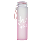 Бутылка для воды, 500 мл Hello Master, 22 х 6 см, розовая 10755886 - фото 12895079