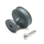 Ручка-кнопка CAPPIO PK324, d=30 мм, цвет графит, 8 шт. - фото 808590016