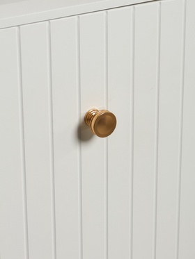 Ручка-кнопка CAPPIO PK324, d=30 мм, цвет золото, 8 шт.