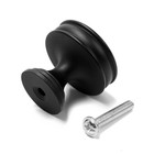 Ручка-кнопка CAPPIO PK324, d=30 мм, цвет черный, 8 шт. - Фото 7